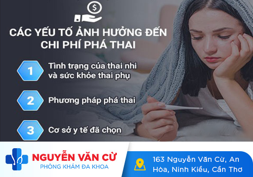 Chi phí phá thai theo từng tháng tuổi bao nhiêu tiền?