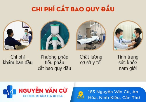 Chi phí cắt bao quy đầu ở Cần Thơ bao nhiêu tiền?