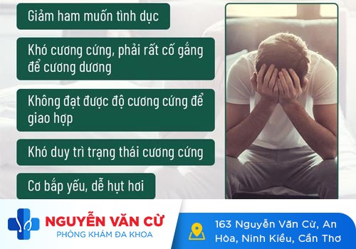 5 triệu chứng rối loạn cương dương chính xác nhất