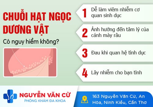 Chuỗi Hạt Ngọc Quanh Bao Quy Đầu Là Gì? Có Nguy Hiểm Không?